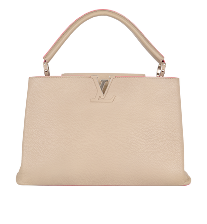 Capucine MM, &pound;2,800, Handbags, Grey, Leather, Front view